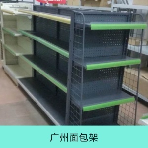 广州面包架 中岛面包展示柜 多层面包架 超市便利店面包架 橱柜式货架